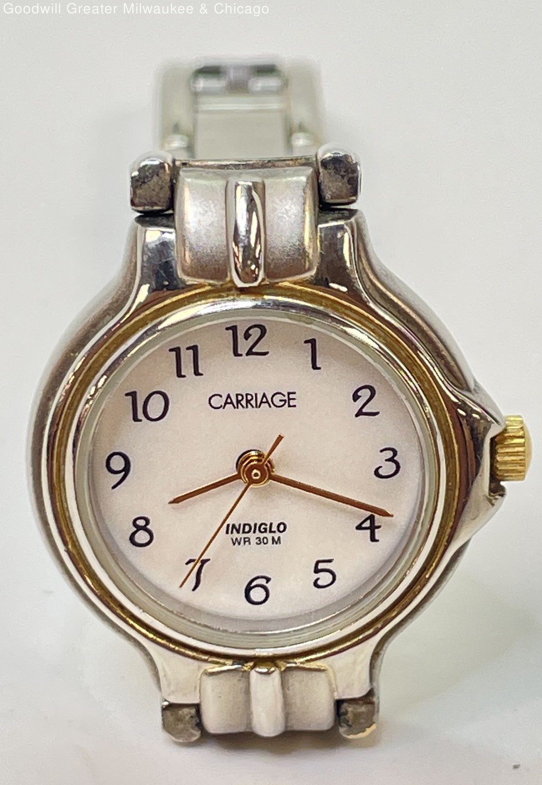 Carriage by Timex Indiglo Two-Tone Wristwatch 47.1g