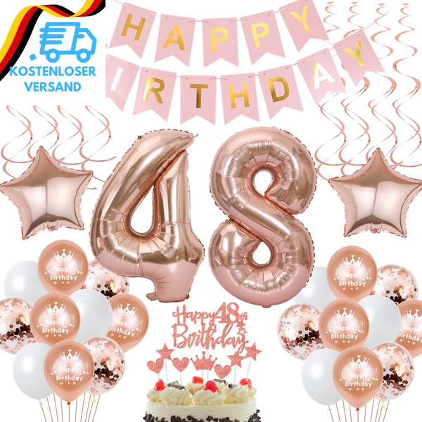 Deko 48. Geburtstag Frauen Tortendeko 48 Geburtstag Frau Deko, 48. Frauen Gesche-image