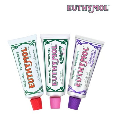 Euthymol Complete Toothpaste Set-Original Freshness, Whitening, and Tone-Up