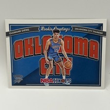 2022-23 Panini Hoops Rookie Greetings Ousmane Dieng #11 OKC