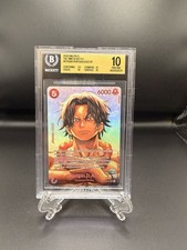 Bandai One Piece ST15-005 Portgas D Ace SP Holo English BGS 10