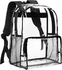 Clear Backpack Heavy Duty - Large Clear Backpacks for School See through Bookbag