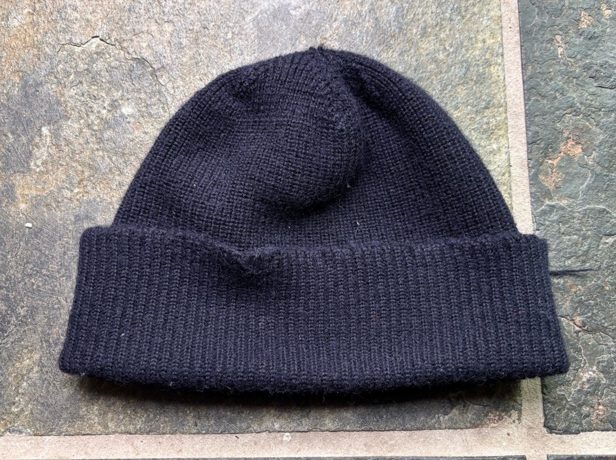 VTG 60s/70s US Navy Wool Knit Watch Cap.navy Color | eBay