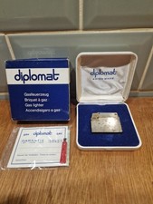 Vintage Diplomat Swiss Made Luxury Lighter in Original Case untested