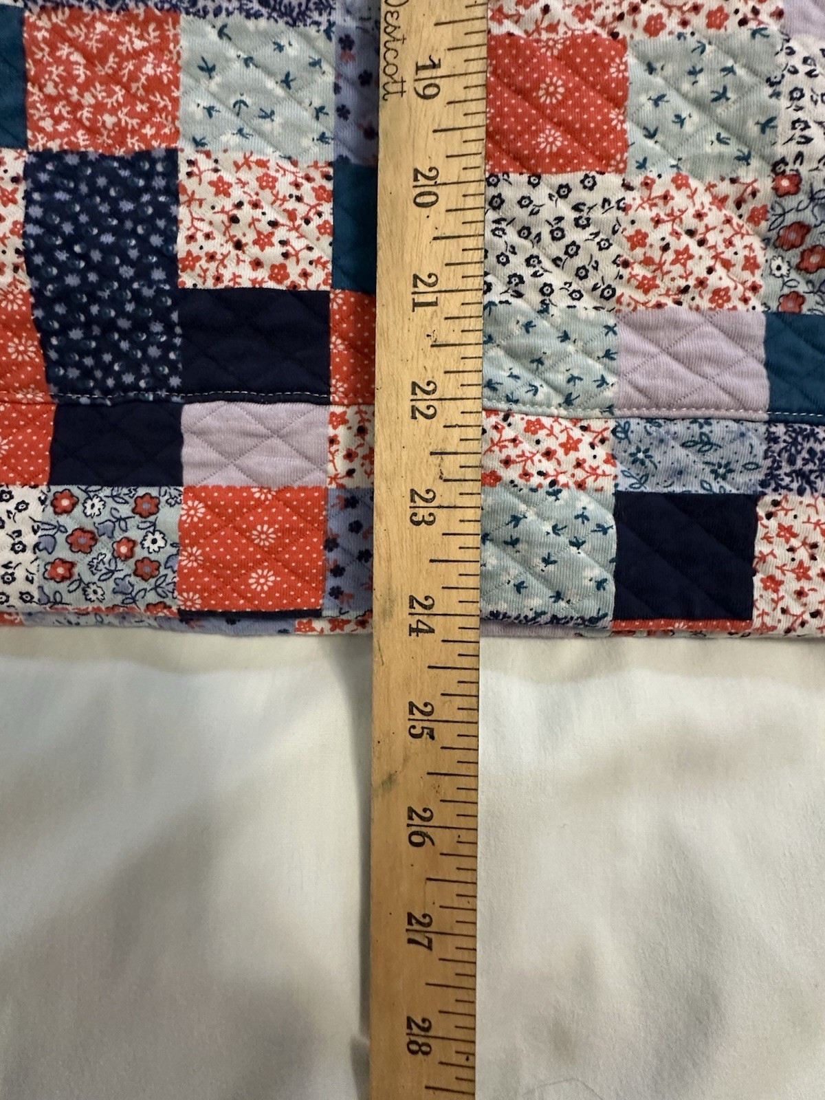 Lands End Quilted Patchwork Pullover Sweatshirt T… - image 11