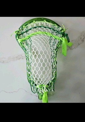 Rare Strung RC1 N20 Lacrosse Head: Green Lantern Dye! NCAA PLL