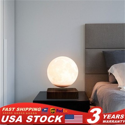 3D Printing Magnetic Levitating Floating Moon Lamp Night Light Room Table Decor