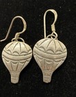 Old Pawn Navajo Native American Sterling Hot Air Balloon Hook Dangle Earrings — photo 3