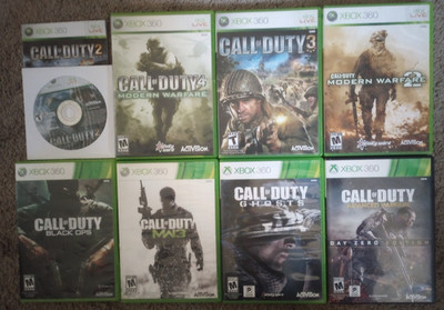 Call of Duty Game Lot (Microsoft Xbox 360, 2005-14) ****TESTED****
