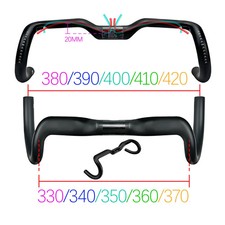 Carbon Gravel Road Bike Handlebar UCI Professional Sprint Race Bike Handle