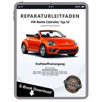 VW Beetle Cabrio 5C 2016-2019 Kraftstoffversorgung Benzin Reparaturanleitung PDF
