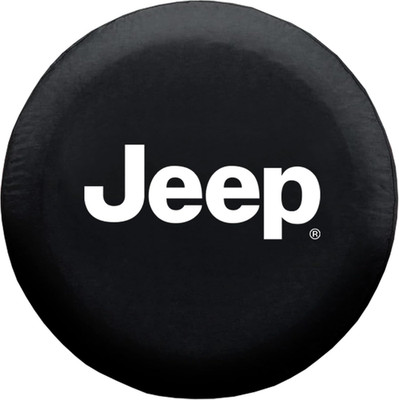 Jeep Premium Spare Tire Cover 30 33 Black for Wrangler JK & Older Models