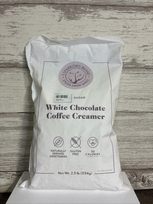 5 SPARROWS Healthy Sugar-Free Coffee Creamer Powder (White Chocolate)