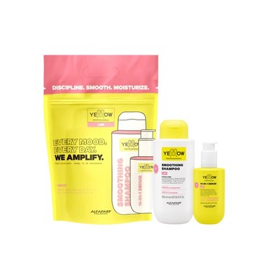 Alfaparf Yellow Set Every Mood Liss shampoo 500ml + Serum 150ml