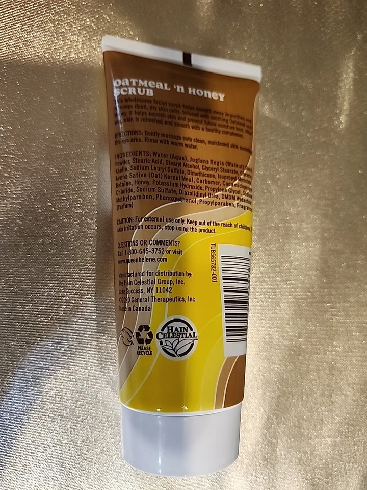 Queen Helene Oatmeal 'n Honey Exfoliating Scrub for Healthy Complexion 6 oz - Image 2 of 2