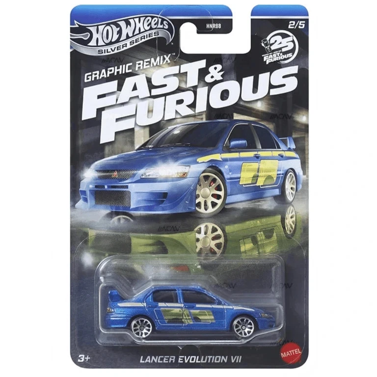 Hot Wheels 1:64 Fast & Furious Themed Graphics Remix Complete Set 1-5 - Image 3 of 4