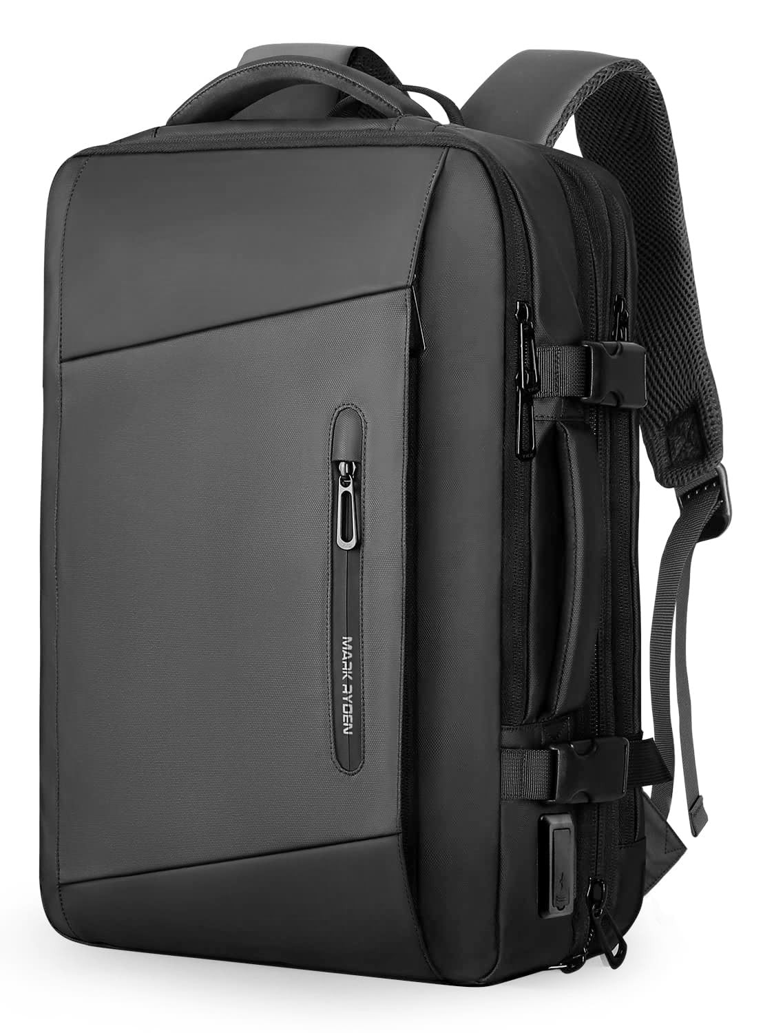45L Flight Approved Travel Backpack for Men with 17.3 Inch Laptop Compartment-image