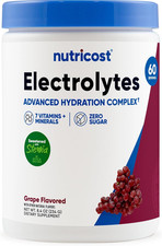Electrolyte Complex Powder 60 Servings, Grape - Hydration Supplement Drink Mix