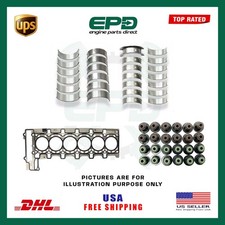 Engine Head Gasket Bearings Set Valves Fits Bmw 135i 135is 335i 3.0l N55b30a