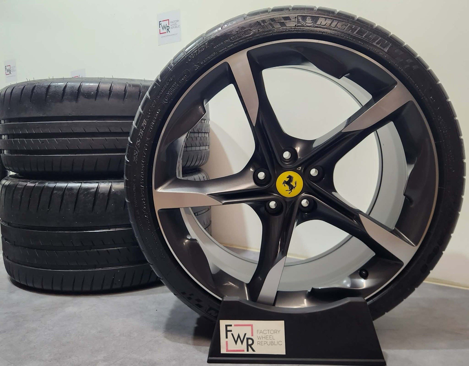 20" FERRARI SF90  Factory OEM Wheels Rims Tires GENUINE FORGED STRADALE 🔥🔥🔥