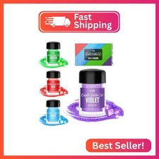 Edible Glitter - 4 Colors Edible Luster Dust Metallic Food Grade Coloring Glitte