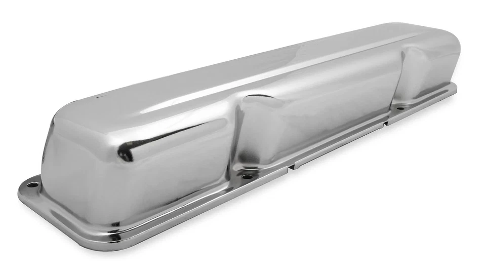 Mr Gasket 9830CMRG Chrome Valve Covers 1968-1979 AMC/Jeep 304/ 360/ 390/ 401 V8 Foto 2 de 4