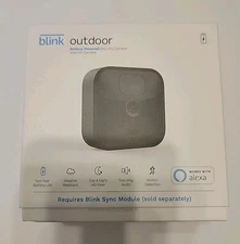Blink Outdoor Wireless Smart Security Add-On Camera B086DKMSSM, New!