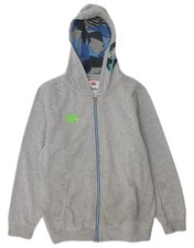 Canterbury Boys Uglies Zip Hoodie Sweater 13-14 Years Grey Flecked DH21