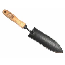DeWit Forged Transplant Trowel, Boron Steel and 13.5 in Ash Wood Handle