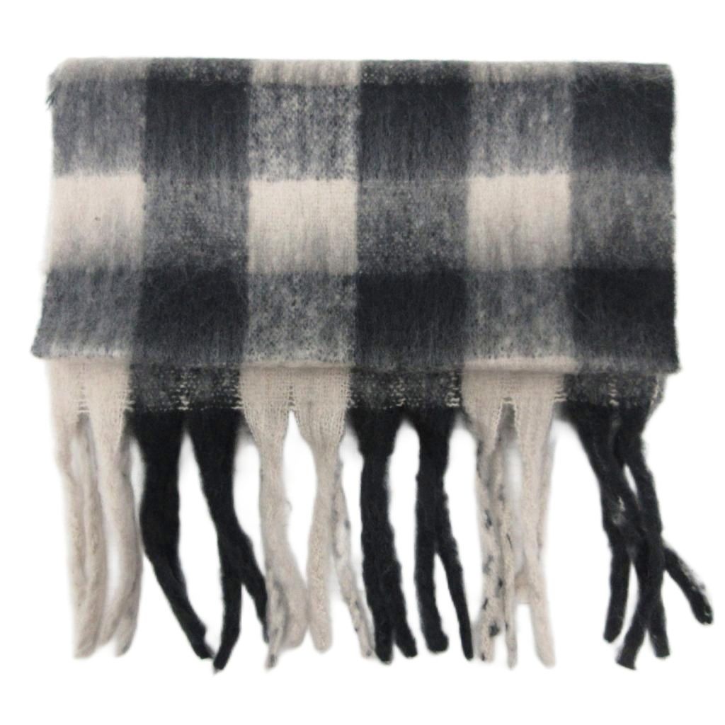 Mono-Mart Volume Multi Check Pattern Muffler Stol… - image 4