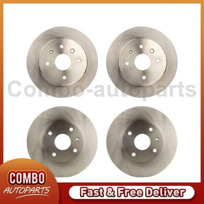 Front Rear Disc Brake Rotors Fits 2004 2005 2006 2009 Chevrolet Epica