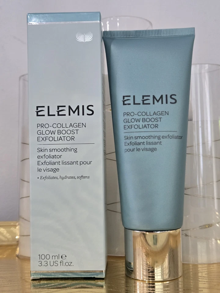 Elemis Pro Collagen Glow Boost Exfoliator 3.3oz / 100ml Exprtn Date 2027 New Box - Image 3 of 4