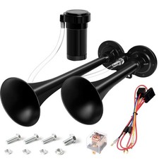 12V Air Horn Kit, Super Loud Train Horn for Truck, Air Horn Dual Truck Horn w...