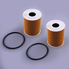 2x Oil Filter With Seal fit for Hyundai Genesis Palisade Kia Cadenza Sedona