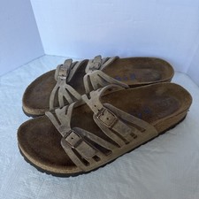 Birkenstock Granada Soft Footbed Sandals Size 40 Women  s 9 Mens 7 Brown Germany
