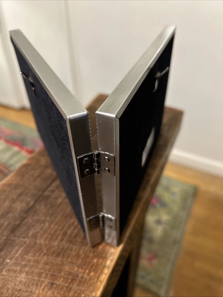 Lawrence Frames Pewter Color Double Picture Frame 7.5”fine Italian Design - Image 3 of 4