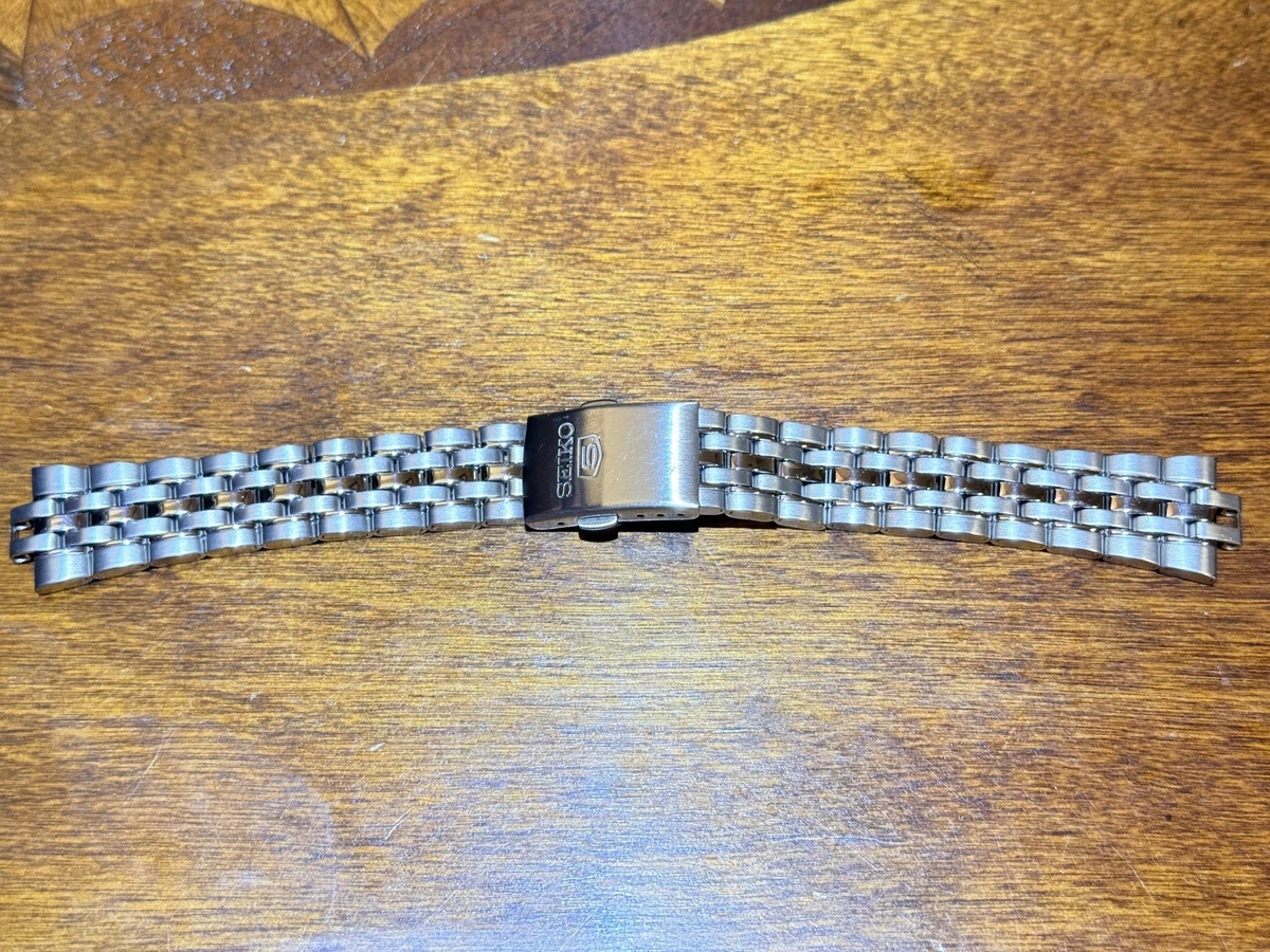 Seiko Silver Wristwatch Bands 19 mm Band Width for sale | eBay