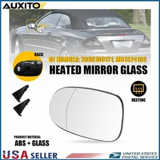 Heated Driver Side Mirror Glass for 2003 Mercedes CLK430 Base Model Left View