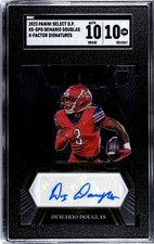 2023 Panini Select Draft DeMario Douglas SGC 10 w/10 Auto