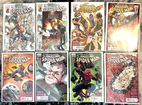 Amazing Spider-Man #692 693 695 696 697 698 699 700 Marvel Comics NM+ Lot Run