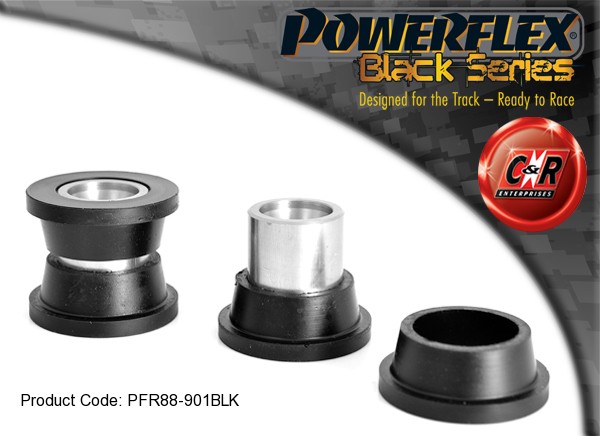 PFR88-901BLK Powerflex Schwarze Hintere Untere StoßDäMpferbuchsen-image