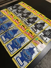 24 Little Trees 12 Black Ice/ 12 New Car Scent  FREE SHIPPING Car Air Freshener