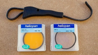HELIOPAN Filter D72mm : KR3 und Orange - Top-Zustand