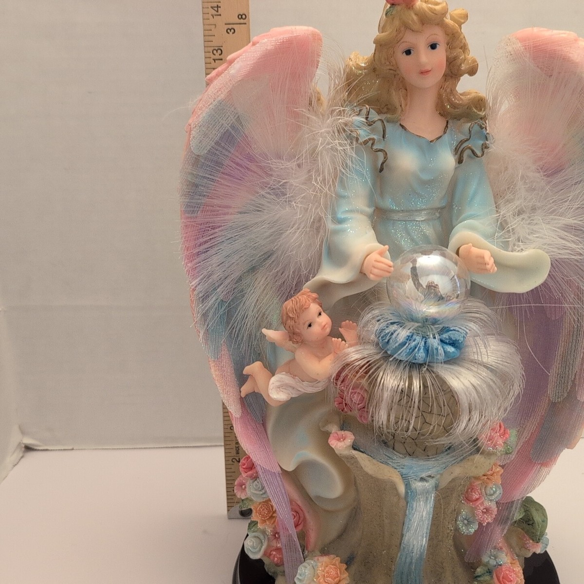 Chambord Collection Angel 7903 Figurine Fiber Optic Wings Resin