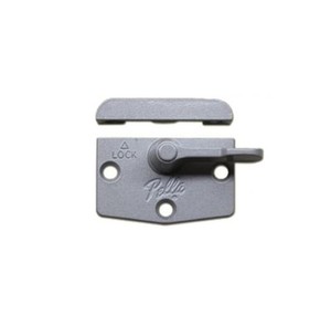 Pella Sash Lock Keeper & Screws 3 Hole Double Hung Window - Designer - Champagne