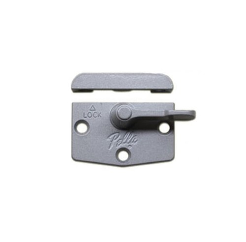 Pella Sash Lock Keeper & Screws 3 Hole Double Hung Window - Designer - Champagne