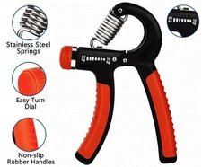 Hand Grip Strength Power Trainer Gripper Strengthener Adjustable Gym Exerciser