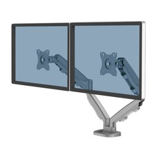 Image of Fellowes Eppa Dual Monitor Arm - Silver (9683301)