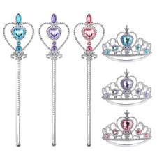 Princess Crown Tiara for Little Girls Child-Size, Blue Pink Purple