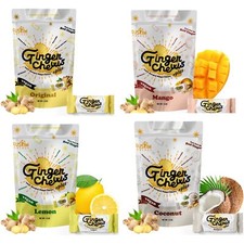 Fusion Select Ginger Chews - Sweet Soft Candied Delights From Indonesia - Pro...